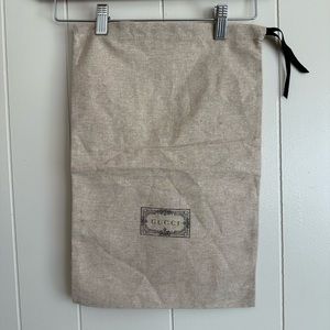 GUCCI burlap style fabric Dustbag